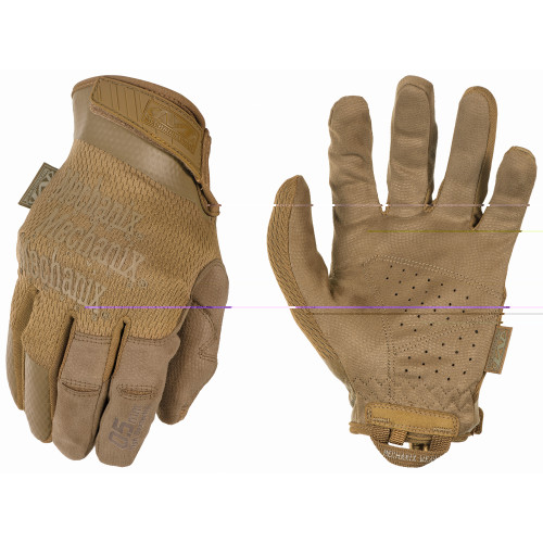 Mechanix Wear Specialty 0.5mm Coyote shooting glove in Small size