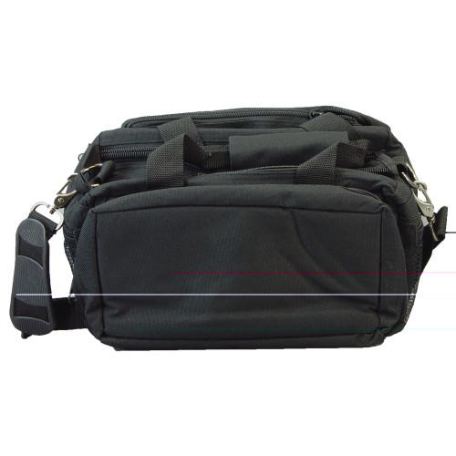 Bulldog Range Bag Deluxe with adjustable shoulder strap in black nylon