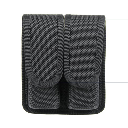 BLACKHAWK Molded CORDURA Double Mag Pouch black for 9mm 40 cal