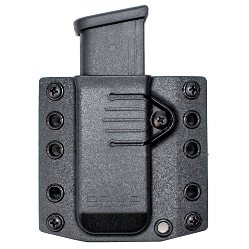 Bravo Concealment Single Mag Pouch for Glock 19 and Sig P320 black OWB