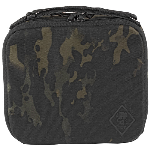 Grey Ghost Gear GGG Pistol Soft Case in black with diamond pattern nylon