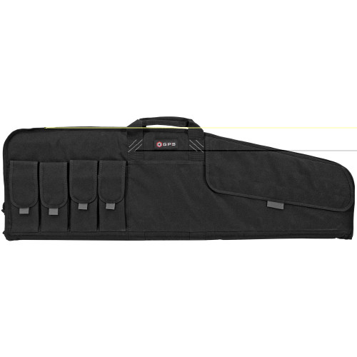 GPS Single Rifle Case 42 Inch Black with padded compartment