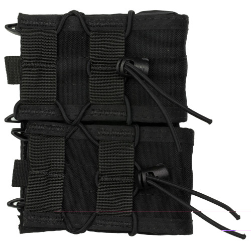 HSGI Double Rifle TACO MOLLE Pouch in black holding two rifle magazines