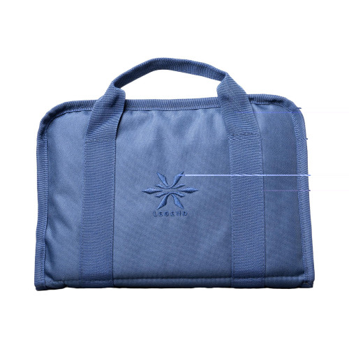 Legend Pegasus Tactical Pistol Case midnight blue polyester with foam padding