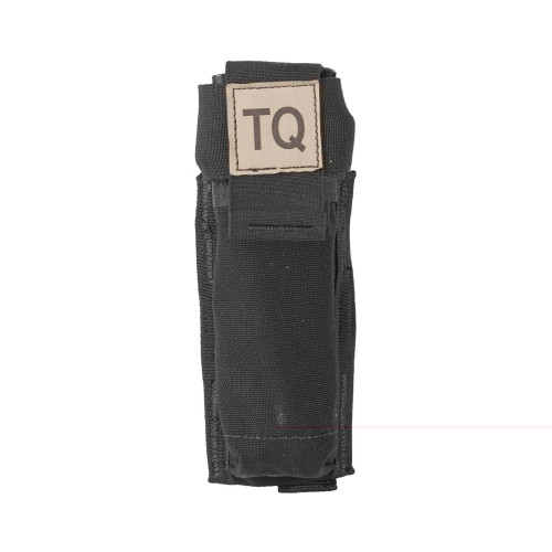 NAR Tourniquet Holder in black with MOLLE PALS connectors for vest attachment