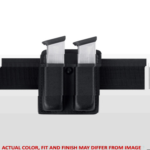 Safariland SL 73 Double Magazine Pouch for Glock 17 in Tactical Black