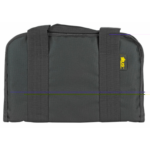 US PeaceKeeper Attaché Gun Case in black with double zipper locks