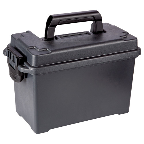 Plano Ammo Box No Gasket Black Deep 4-Pack military-style cases