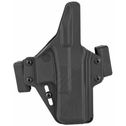 Raven Perun OWB Holster for Glock 19 in black ambidextrous design