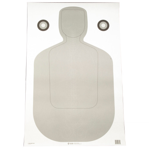 Action Target Anatomy Shooting Targets gray 100-pack for training