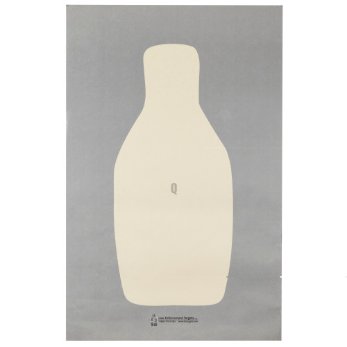 Action Target Standard Q Paper Shooting Targets 100-Pack bulk pack