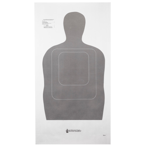 Action Target TQ 15 Gray Shooting Targets 100-Pack bulk set