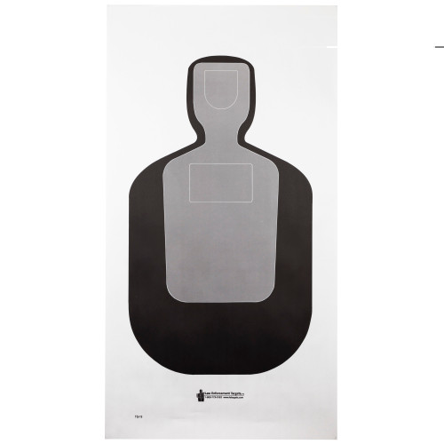 Action Target Standard Torso Q 19 paper targets 100-pack bulk set