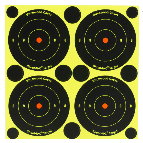 Birchwood Casey Shoot-N-C Round Bullseye Targets 48-Pack front view