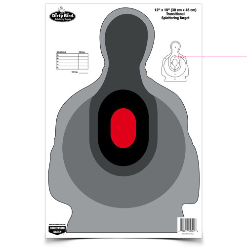 Birchwood Casey Dirty Bird Transitional Silhouette Targets 8-Pack shooting target set
