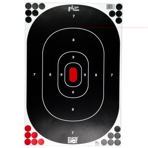 Pro-Shot Silhouette Paper Targets 12x17 Pistol 5-Pack for handgun practice