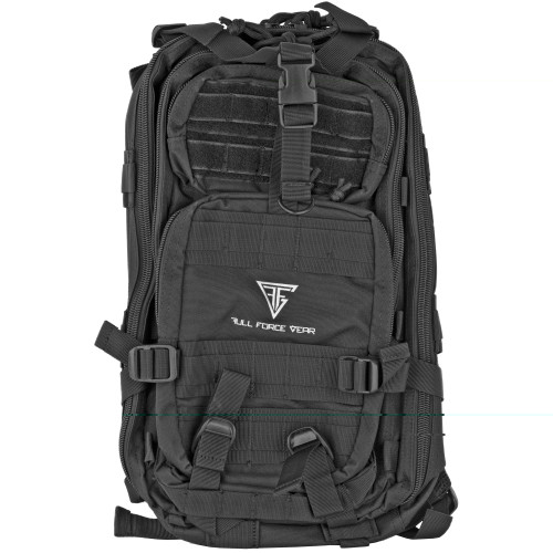 Full Forge Gear Hurricane Tactical Backpack in black with MOLLE webbing