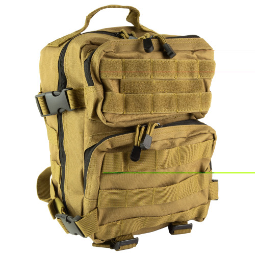 NcStar VISM Everyday Tactical Backpack with MOLLE Webbing in Tan