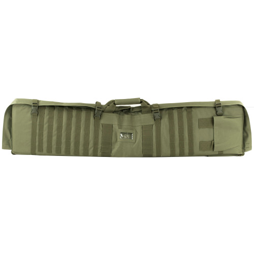 NCSTAR Rifle Case Shooting Mat Backpack with MOLLE in Green