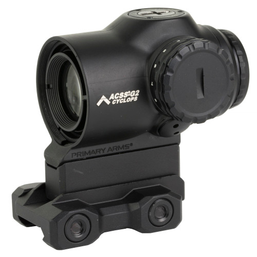 Primary Arms - ACSS Cyclops - Red - Prism - 1x Magnification, Picatinny Mount - Black