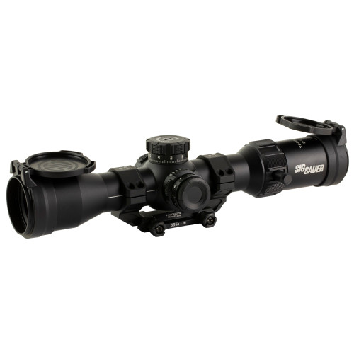 Sig - Illuminated MRAD Milling 2.0 - Red - Rifle Scope - 2-12x40mm, FFP, 34mm Tube - Black Sig - Illuminated MRAD Milling 2.0 - Red - Rifle Scope - 2-12x40mm, FFP, 34mm Tube - Black