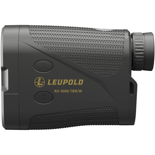 Leupold RX-5000 TBR/W DNA Rangefinder in black with red OLED display