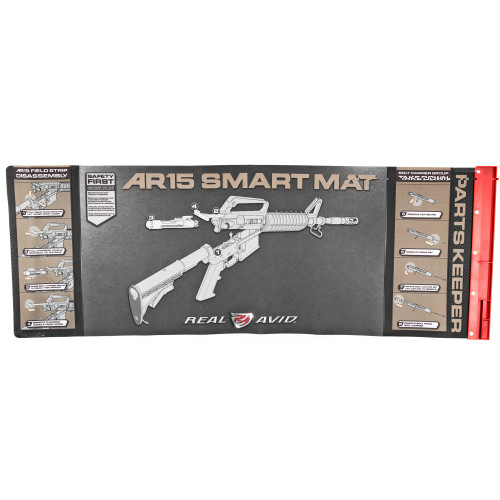 Real Avid Smart Mat AR-15 cleaning and field stripping mat laid flat