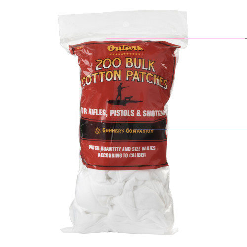 OUTERS CLEANING PATCHES - UNIVERSAL GUN CLEANING PATCH - 200 PK OUTERS CLEANING PATCHES - UNIVERSAL GUN CLEANING PATCH - 200 PK