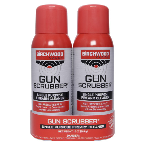 BIRCHWOOD CASEY GUN SCRUBBER - AEROSOL - 10 OZ - 2PK BIRCHWOOD CASEY GUN SCRUBBER - AEROSOL - 10 OZ - 2PK