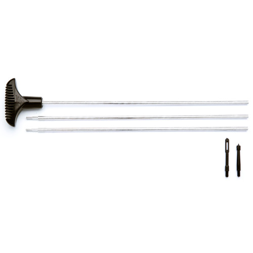 HOPPE'S - .22 CAL RIFLE CLEANING ROD SET - 3 PIECE ALUMINUM