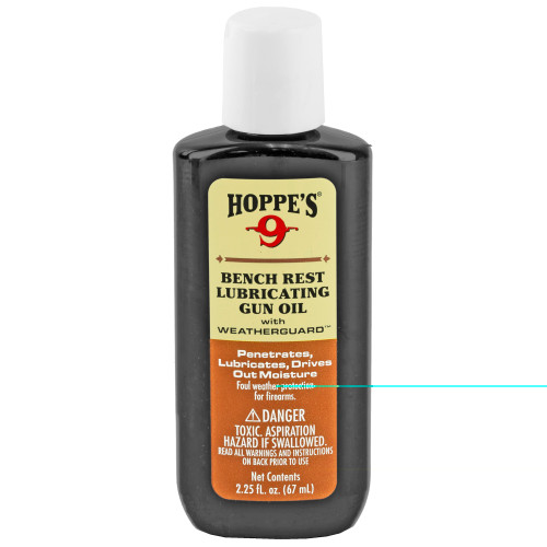 Hoppe's Bench Rest Copper Cleaner Solvent 2.25 oz bottle for firearms