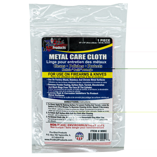 Pro-Shot Products Metal Care Cloth for gun cleaning and protection