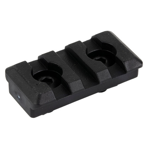 Midwest Industries 3-Slot Polymer M-LOK Picatinny Rail Section black