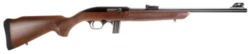Rossi RS22 22LR semi-automatic rifle with black synthetic and wood stock