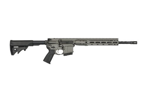 LWRC DI 5.56 Gray 16-inch M-LOK semi-automatic rifle with 10+1 capacity