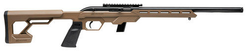 Savage Arms 64 Precision 22LR semi-auto rifle in black and FDE finish