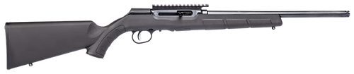 Savage Arms A22 22LR bolt-action rifle with threaded barrel and synthetic stock