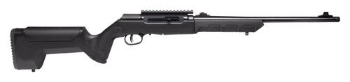 Savage Arms A22 Takedown 22LR rifle with black and synthetic finish, 10+1 capacity