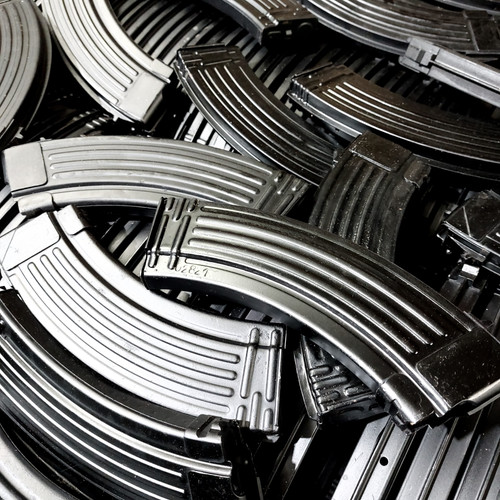 POLISH RADOM CIRCLE 11 AK47 MAGAZINE - 7.62x39MM - 10 ROUND CAPACITY - 30 ROUND BODY - STEEL