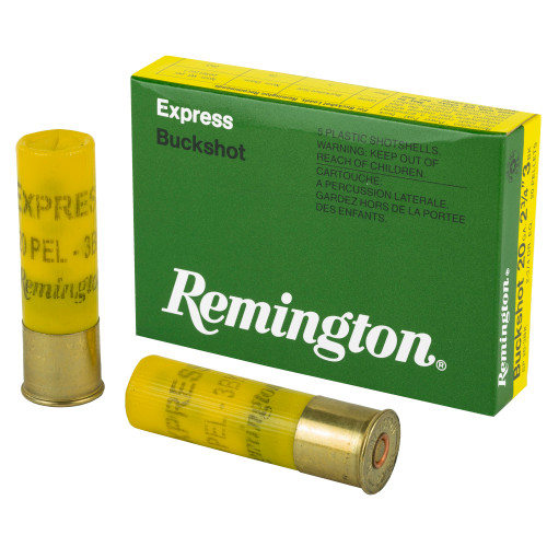REMINGTON - 20 GA - 2.75" - #3 BUCK - 20 PEL - 5 RDS/BOX REMINGTON - 20 GA - 2.75" - #3 BUCK - 20 PEL - 5 RDS/BOX
