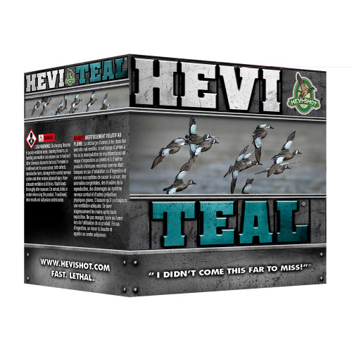 HEVI TEAL - 12 GA - 3" - #6 - 1 1/4 OZ - 25 RDS/BOX