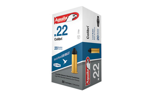 Aguila Colibri - 22lr - 20gr - LRN - 50 Rds/box Aguila Colibri - 22lr - 20gr - LRN - 50 Rds/box