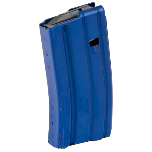 DURAMAG AR-15 MAGAZINE - 223 REM / 5.56 NATO - 10 ROUND CAPACITY - 20 ROUND BODY - ALUMINUM - BLUE