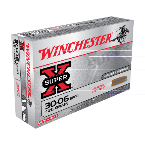 WINCHESTER 30-06 SPRINGFIELD - 125 GR - JSP - 20 RDS/BOX