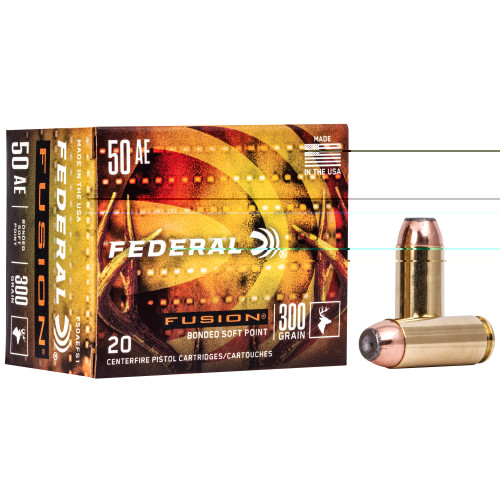 FEDERAL - 50 AE - 300 GR - SOFT POINT - 20 RDS/BOX