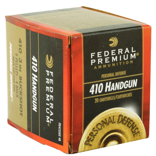FEDERAL PD - .410 - 3" - #4 BUCK - 9 PEL - 20 RDS/BOX