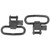 Grovtec Locking Swivels 1.25" Blk