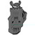 Side profile of Blackhawk T-Series L2C black holster showing low-friction interior