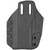 Side angle view of Stache IWB holster showing modular clip attachment system