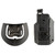 Close-up of Omnivore holster thumb-release retention mechanism for rail-equipped handguns